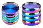 Preview: 1 CNC Aluminium Grinder/Pollinator 4 part, ø 42mm, "DIAMOND RAINBOW"